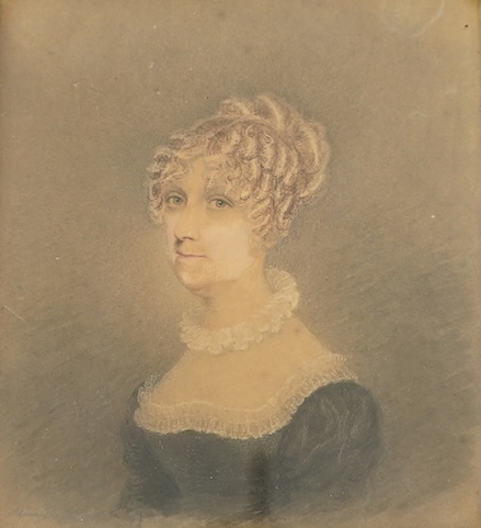 Adam Buck (1759-1833), Portrait miniature of Louisa Parke (née Hare)